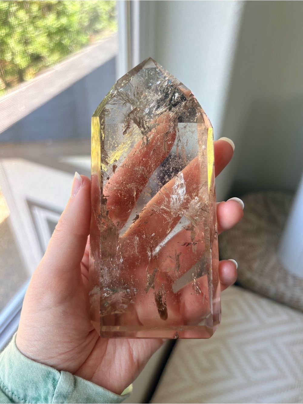 High Quality Smokey Quartz Tower - Picture 10 of 14